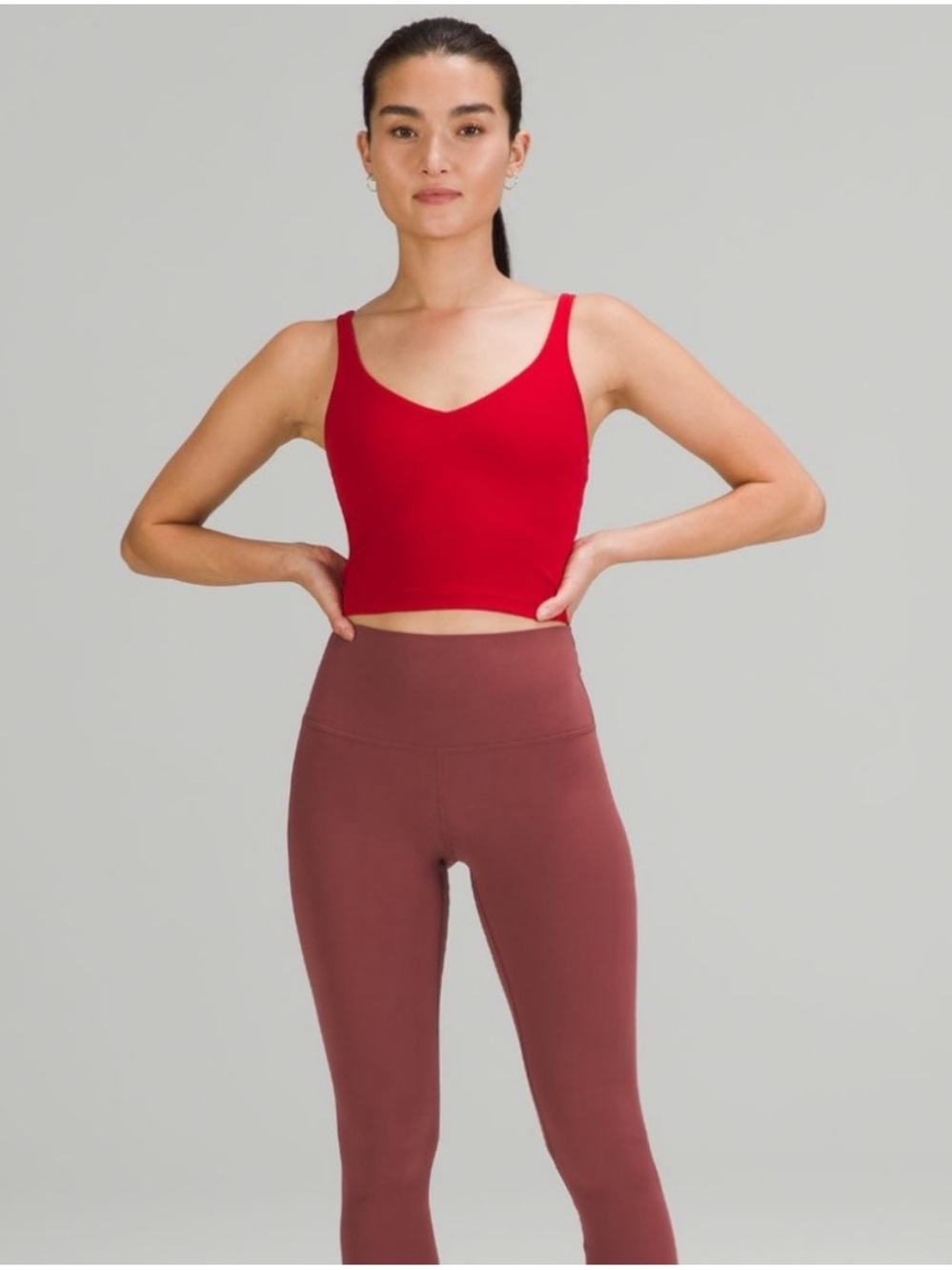 🆕 Lululemon Align Tank New Year - Dark Red - 4